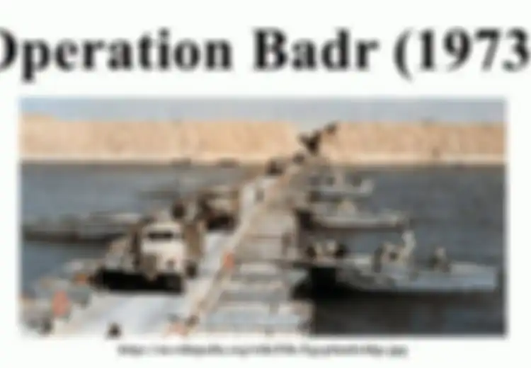 Operation Badr, Serbuan Militer Mesir di Awal Bulan Puasa yang Sempat Membuat Pasukan Israel Kocar-Kacir