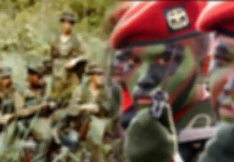 Kopassus Pasukan Tempur yang  Didoktrin Untuk Memenangkan Pertempuran Meski Hanya Bersenjata Sebilah  Pisau