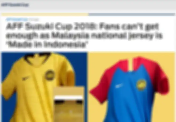 Gegara Jersey Timnasnya Bikinan Indonesia, Fans Malaysia Boikot Beli