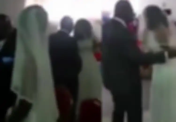 Pengantin Pria Terkejut ketika Wanita Simpanannya Datang ke Acara Pernikahannya dengan Gaun Pengantin