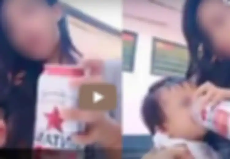 Viral Wanita Cekoki Balita dengan Bir: Meneguk Satu Gelas Minuman Beralkohol Ternyata Akan Berdampak Seperti Ini Bagi Tubuh