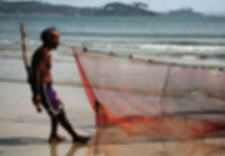 Bawa Ikan Basah dan Sayuran, Nelayan dan Pedagang Gelar Lapak di Kantor DPRD, 'Anak Kami Makan Batu dan Pasir'