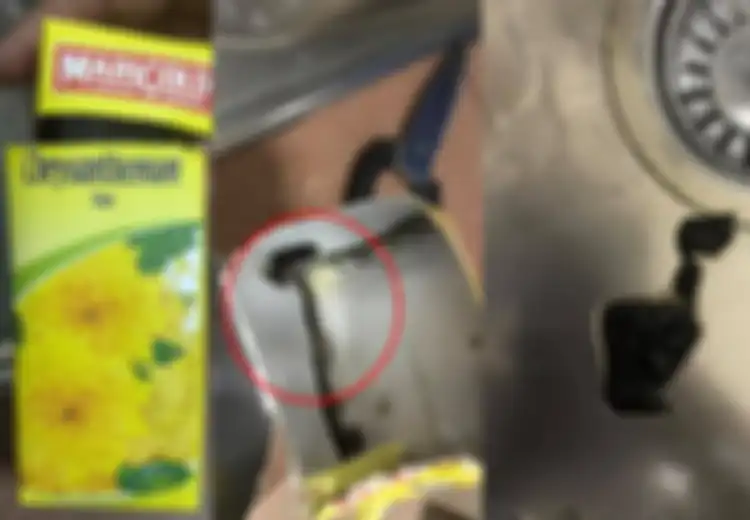 Merasa Ada yang Aneh, Wanita Ini Temukan Sesuatu yang Hitam Kental Setelah Beli Minuman Kemasan, Apa Itu Sebenarnya yang Bikin Kita Harus Hati-hati?