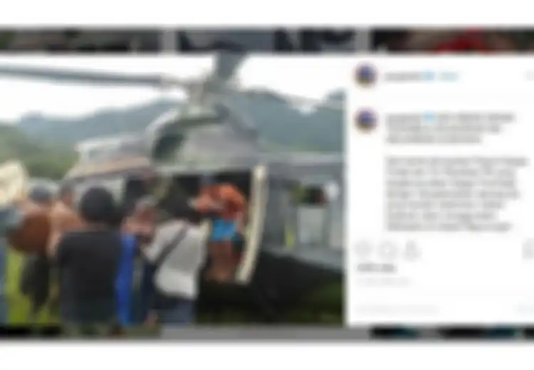 Kondisi Medan Sulit, Satgas Tinombala Selamatkan Ibu yang Hendak Melahirkan Lewat Jalur Udara