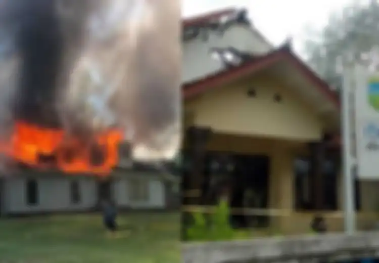 Ketakutan Boroknya Terbongkar, Kades Ini Nekat Bumi Hanguskan Kantor Desanya, Pelaku Dikenal Warga Suka Selewengkan Dana Desa dan Ingin Lenyapkan Barang Bukti Ini