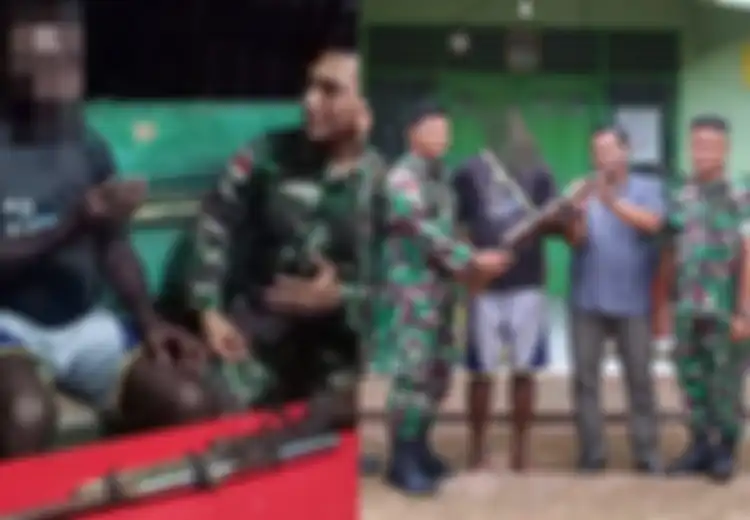 Luluh Tersentuh dan Merasa Seperti Keluarga dengan TNI yang Selalu Membantunya, Keluarga Anggota KKB Papua Ini Pertaruhkan Nyawa Untuk Serahkan Senjata Secara Sukarela