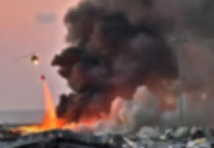 Luluh Lantahkan Kota Beirut Lebanon Hingga  Menelan Korban 4.000 orang Luka-luka dan 78 Meninggal, Tak Disangka Ledakannya Nyaris Setara Bom Atom di Kota Hiroshima