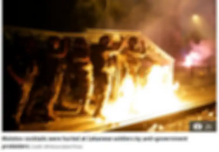 Kekacauan setelah Ledakan Beirut, Puluhan Ribu Demonstran yang Marah Menyerbu Kantor Parlemen, Seorang Polisi Tewas dan Ratusan Orang Luka-luka