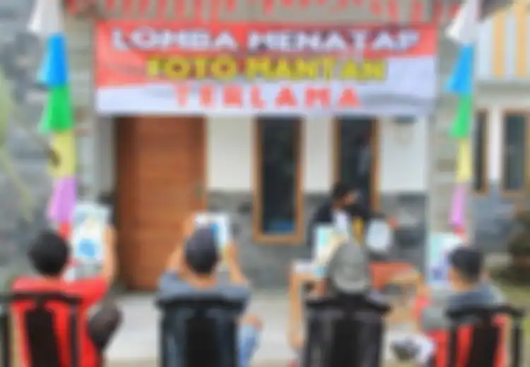 Pandemi Tak Menghalangi Kemeriahan HUT RI ke-75, Viral Lomba Menatap Foto Mantan Pacar Terlama, Ternyata Ini Faktanya