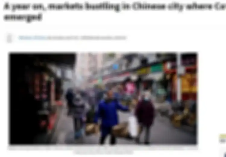 Setahun Berlalu, Misteri Menyebarnya Covid-19 Akhirnya Mulai Terkuak, Penduduk Wuhan Mengaku Dibungkam oleh Pemerintah China, Begini Pengakuanya