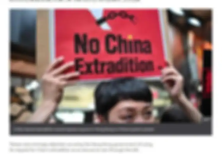 3 Tahun Berlalu, Inilah Kisah Perselingkuhan yang Memicu Demo Besar-besaran di Hong Kong