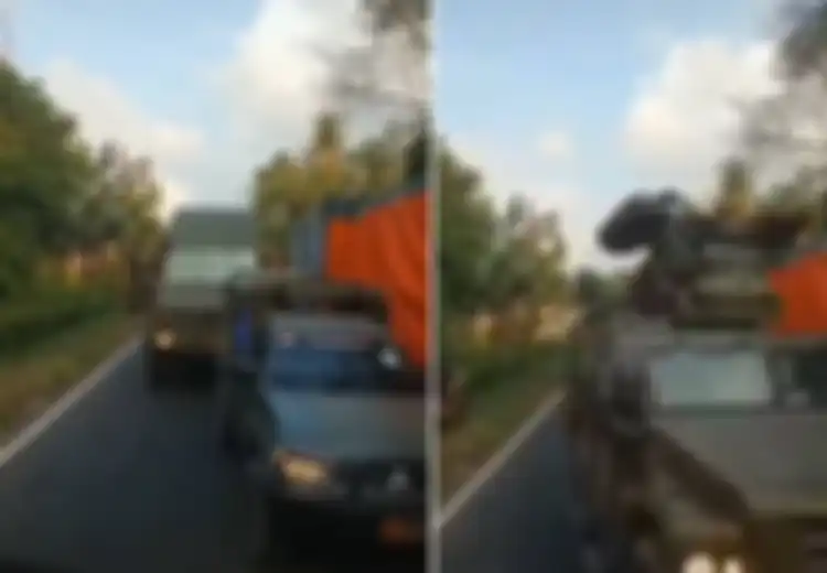 Ogah Minggir saat Iring-iringan Pengangkut Alutista Lewat, Aksi Sopir Truk di Lumajang Ini Viral, Begini Nasibnya