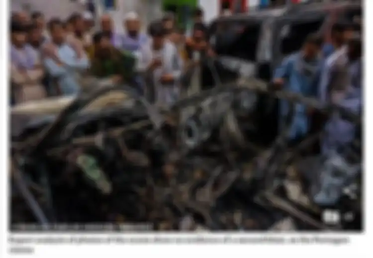 Niatnya Langsung Balas Dendam dan Gempur ISIS-K, Serangan Pesawat Tak Berawak Amerika Malah Salah Bunuh Targetnya, Korbannya 7 Anak-anak!