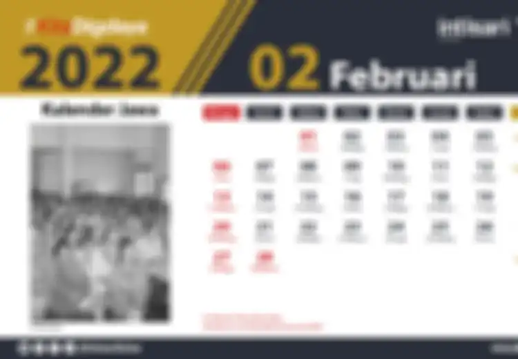 Cek Kalender Bulan Februari 2022, Besok Peringatan Hari Gizi Nasional, Ini Hari Peringatan Nasional dan Internasional Lainnya