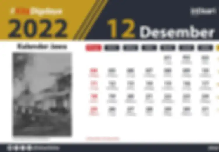 Kalender Desember 2022, Ada Hari Penting Nasional dan Internasional