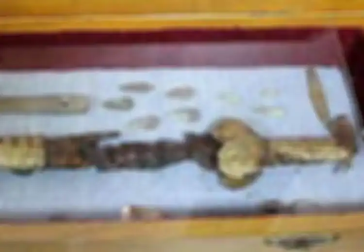 Berumur Sekitar 2.400 Tahun, Pedang Berlapis Emas Scythian ‘Akinakes’ Ditemukan di Ukraina Selatan Bersama Prajurit Penunggang Kuda yang Menggunakannya