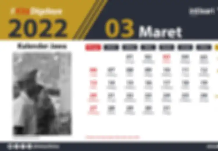Inilah Kalender Jawa Maret 2022, Lengkap dengan Weton Pasaran hingga Wuku untuk Merencanakan Acara Besar Anda