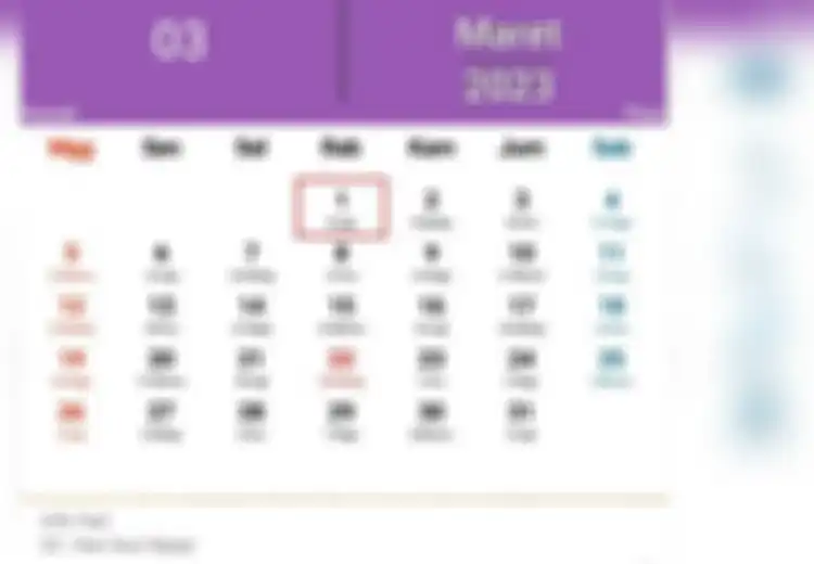 Kalender Jawa Maret 2023: Daftar Nama-Nama Bulan Dalam Kalender Jawa