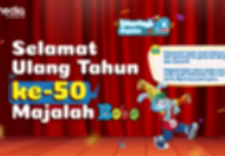 Majalah Bobo Rayakan Ulang Tahun Ke-50 Bersama Teman-teman BOBO