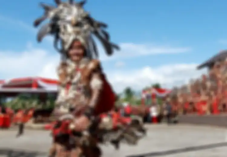 Nyobeng Tradisi Mandikan Tengkorak Leluhur Suku Dayak