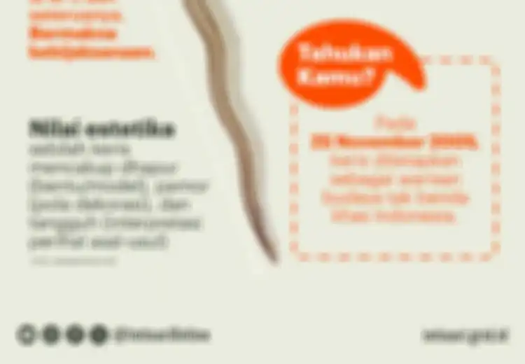 Keris yang Syarat Makna Filosofis