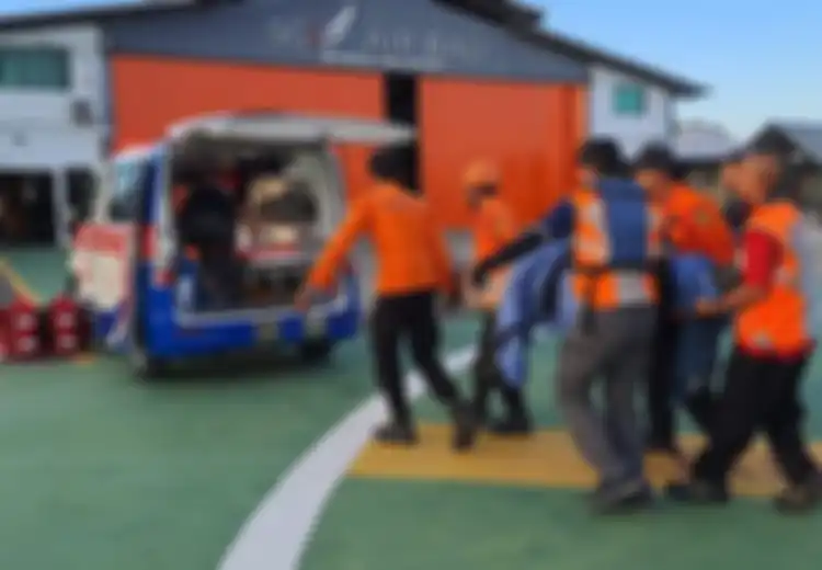 Lagi, Pendaki Terjatuh di di Gunung Rinjani, Kali Ini dari Swiss, Dievakuasi Pakai Helikopter
