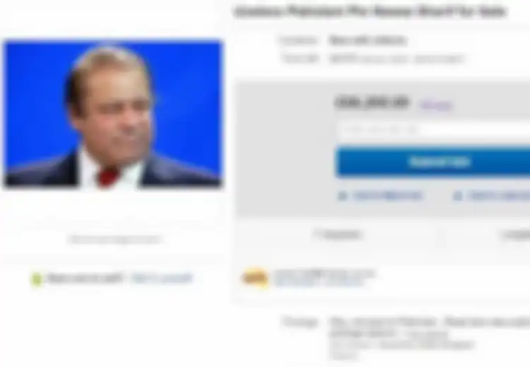 Setelah Perdana Menteri Inggris, Sekarang Giliran Perdana Menteri Pakistan yang Dilelang di eBay