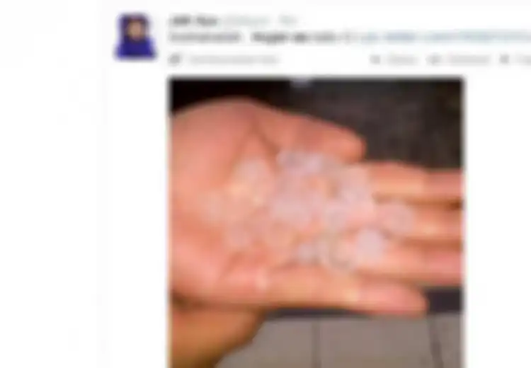 Berita Hujan Es Juga 'Menghujani' Twitter