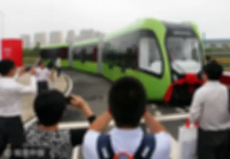 China Bakal Meluncurkan Kereta Menggunakan Rel Virtual