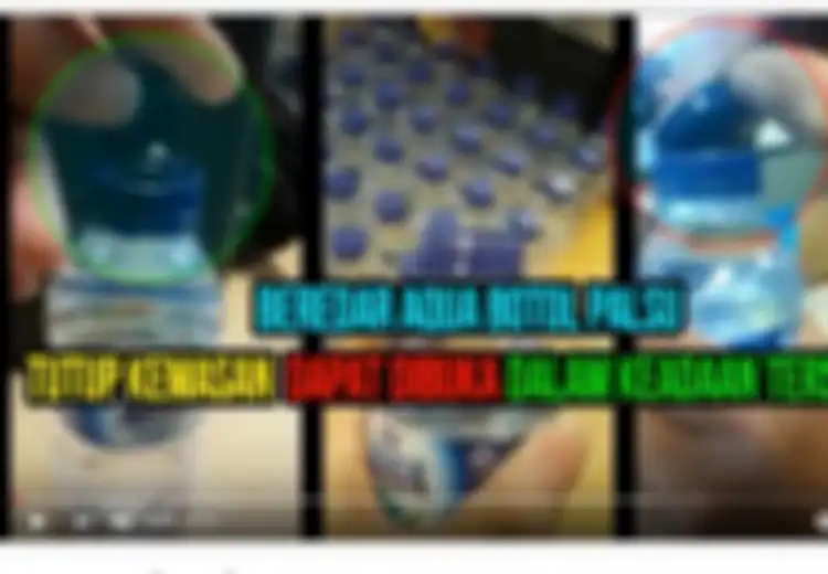 Wajib Dicatat! Inilah Ciri-ciri Aqua Palsu
