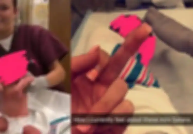 (Video) Biadab, Bayi Baru Lahir Ini Dibuat 'Permainan' Para Perawat