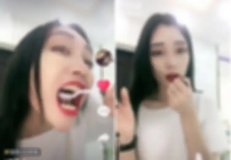Tren Tantangan Makan Tanpa Menyentuh Lipstik di Bibir, Anda Berani Mencobanya?