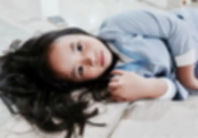 Wajah cantik Haura, putri Angel Lelga