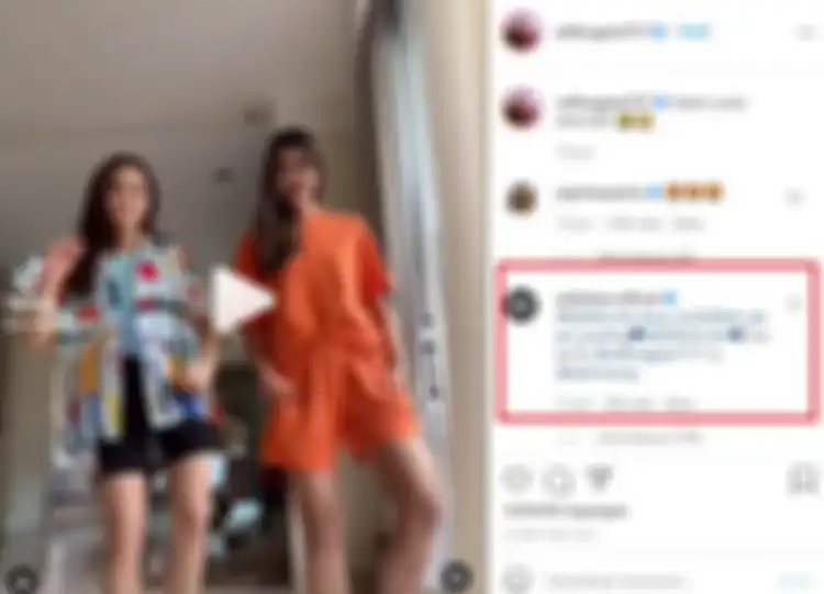 Aldi Taher tulis komentar di unggahan Nagita Slavina