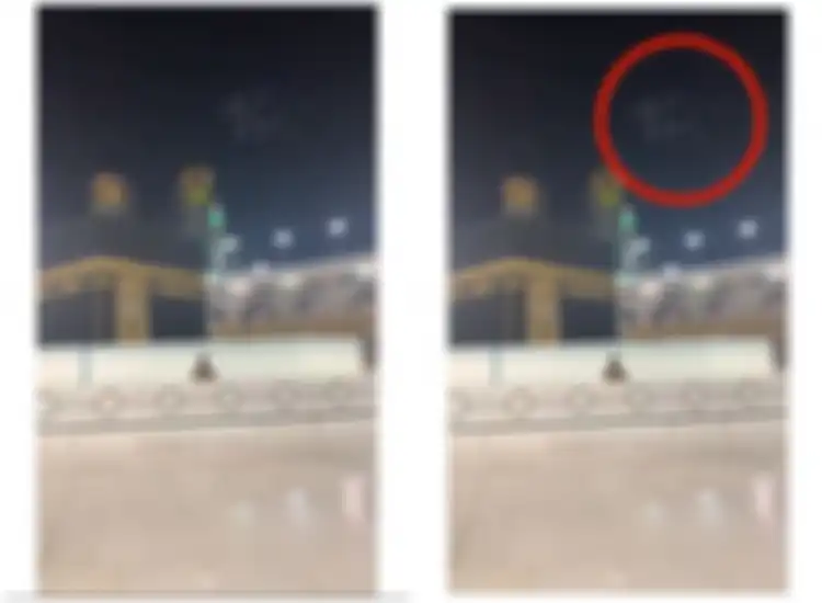 Segerombolan burung terbang mengitari Kabah