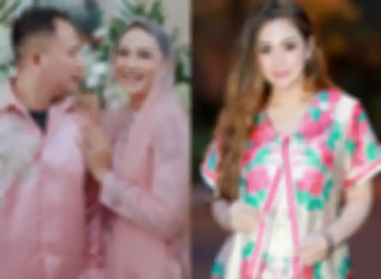 Vicky Prasetyo berikan kalung spesial untuk Celine Evangelista