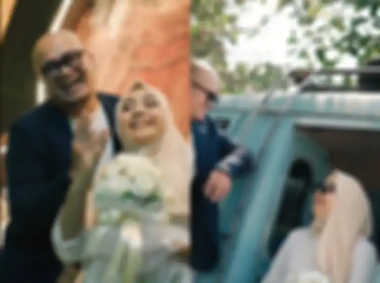Momen pernikahan sederhana pasangan yang viral di TikTok