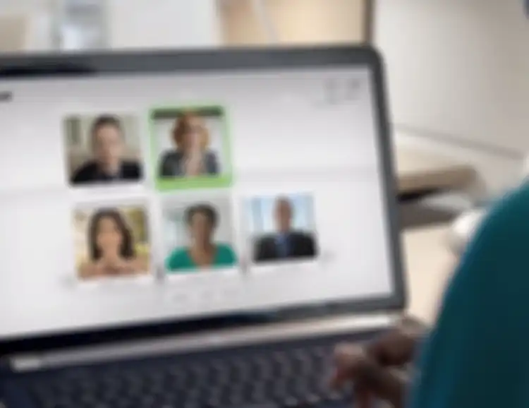 Ilustrasi Software Online Meeting