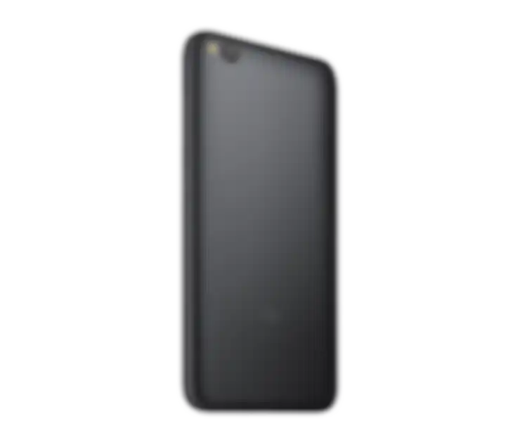 Sisi belakang Redmi Go warna hitam