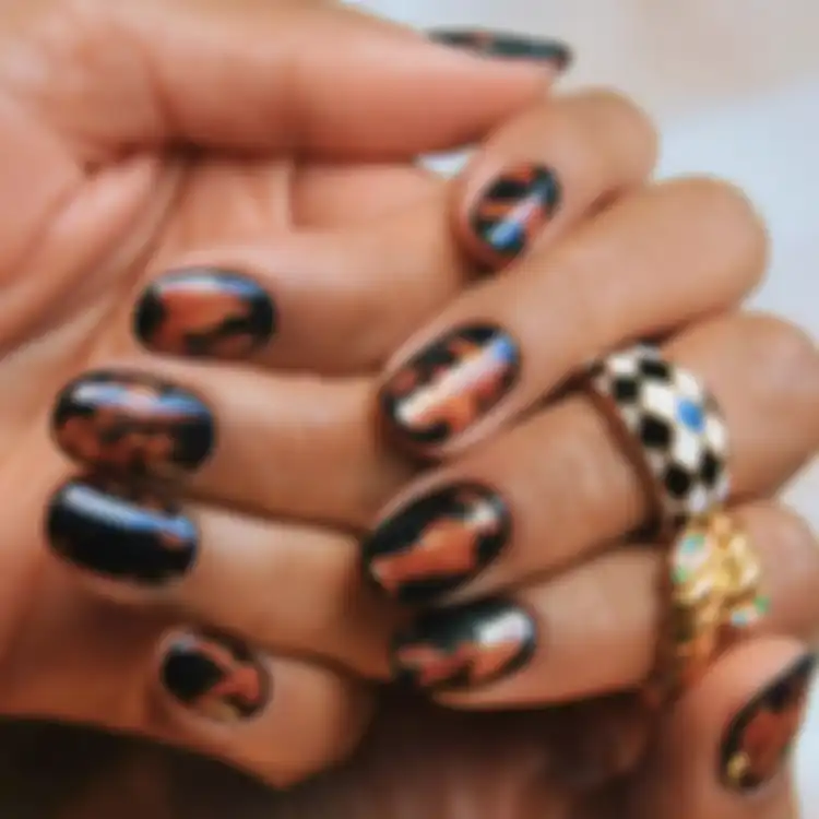 Tren nail art 2023 untuk kuku pendek  atau bantet