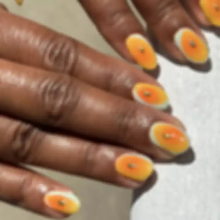 Tren nail art 2023 untuk kuku pendek  atau bantet
