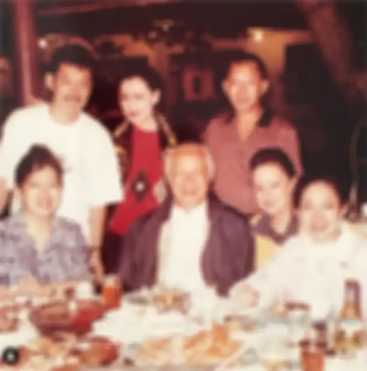Halimah makan bersama Soeharto