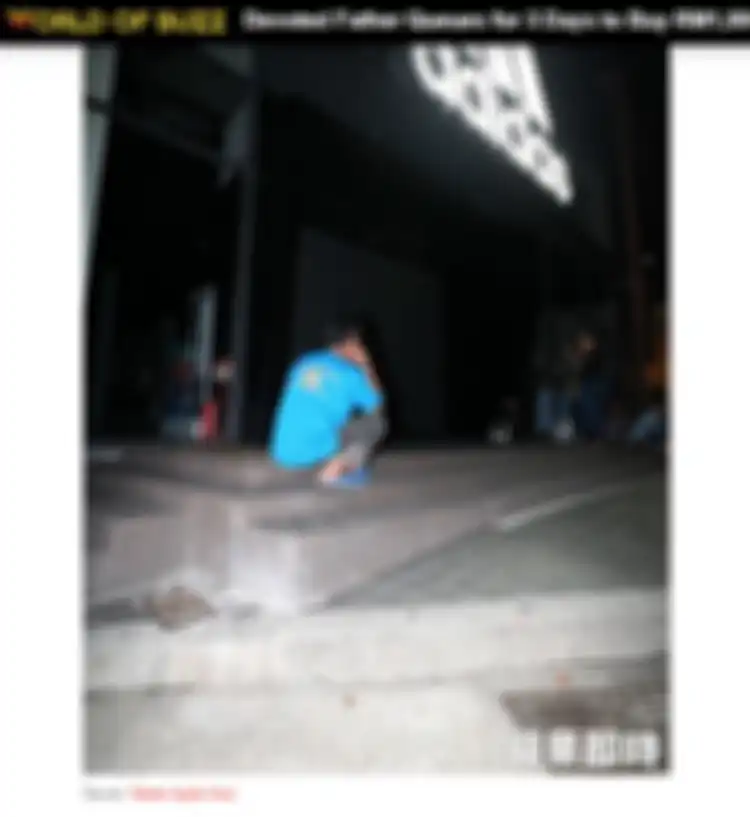 Rela antri 3 hari di depan toko Adidas