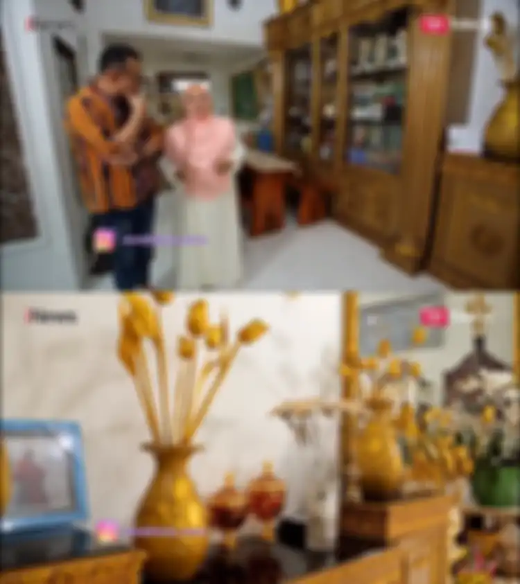 Bagian dalam rumah Mamah Dedeh