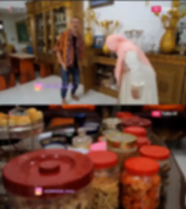 Rumah Mamah Dedeh yang banyak makanan
