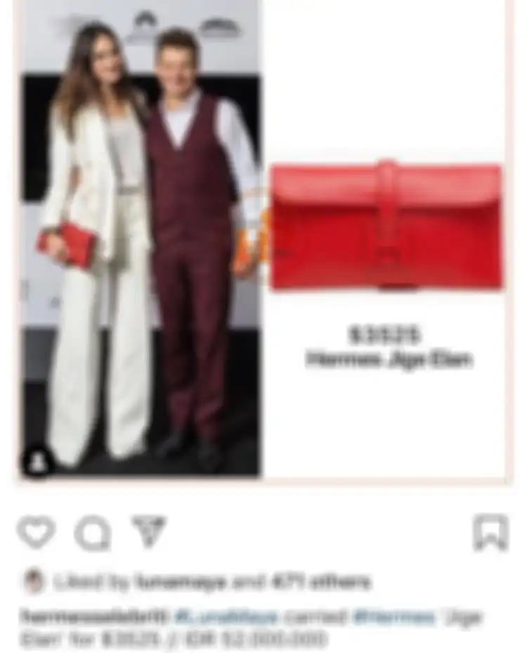 Tas Hermes Luna Maya  