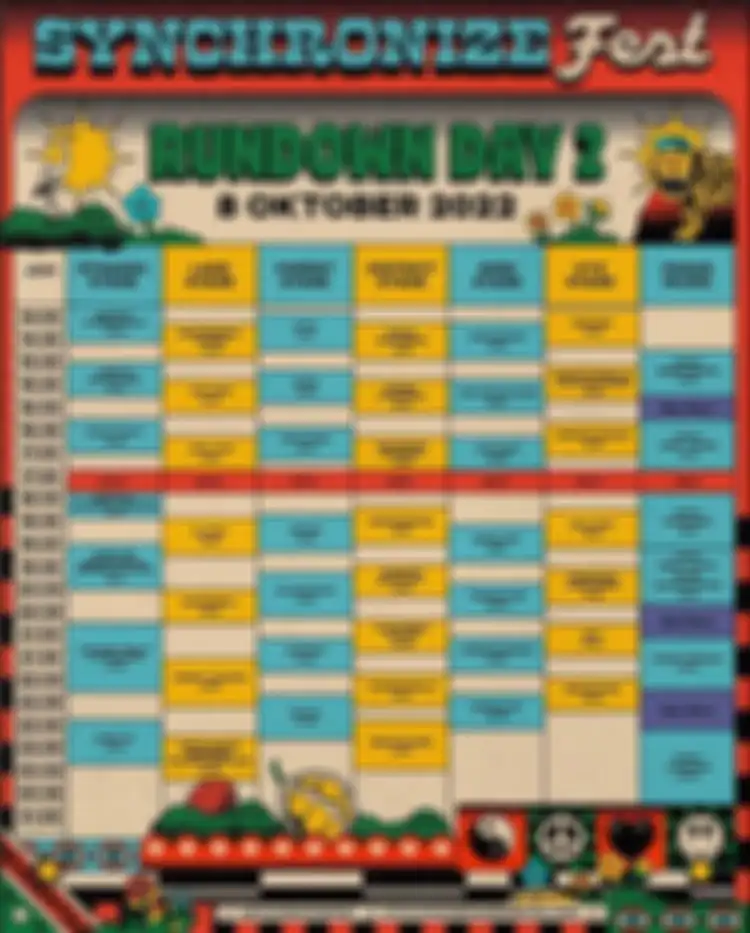 Rundown Synchronize Festival 2022 Day 2