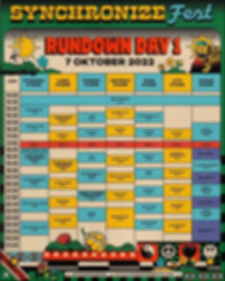 Rundown Synchronize Festival 2022 Day 1