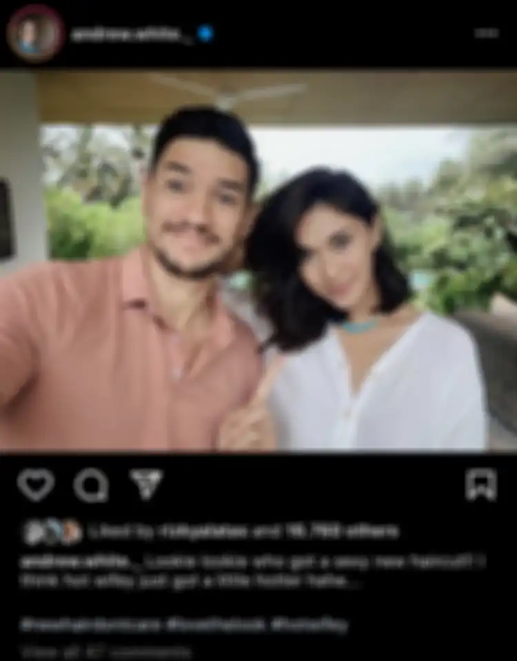 Unggahan foto dalam Instagram Andrew White