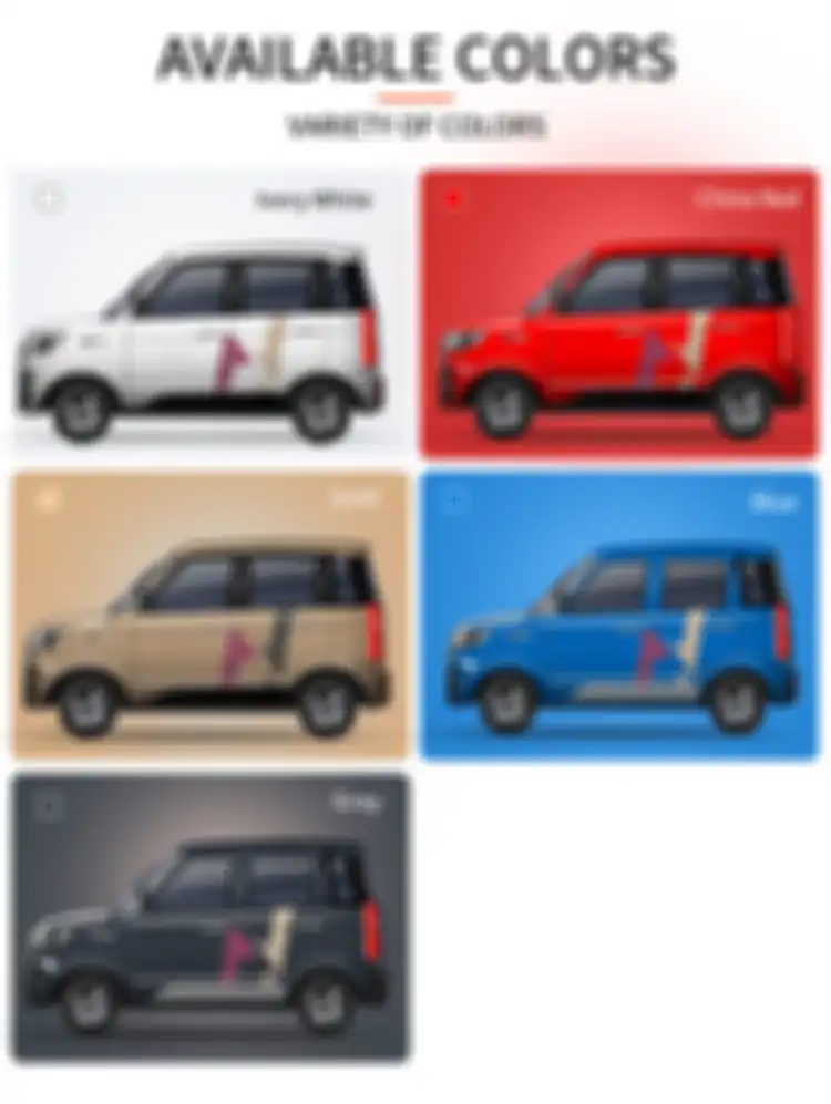 Pilihan warna mobil listrik yang jauh lebih murah dari Yamaha NMAX.